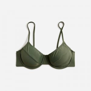 J.Crew 1993 underwire bikini top Cool Cypress Online | 04SEJGHDX