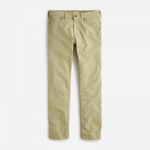 J.Crew 484 Slim-fit garment-dyed five-pocket pant Military Green Factory Promo | 69ZNHKLDR