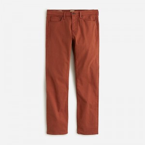 J.Crew 484 Slim-fit garment-dyed five-pocket pant Vintage Red Clearance | 48ZFPGSYV