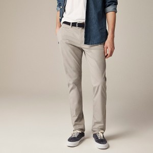 J.Crew 484 Slim-fit tech pant Moon Grey Factory Outlet | 53IOFJWAR