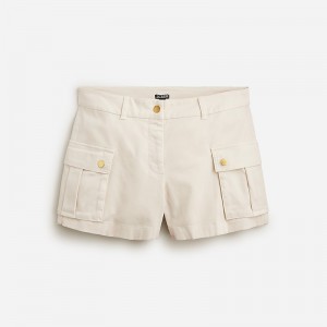 J.Crew 4" cargo chino short Natural Factory Outlet | 57YOEUDIL