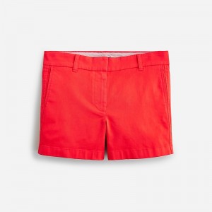 J.Crew 4" stretch chino short Belvedere Red Clearance | 32KGYIBRC