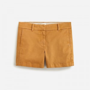 J.Crew 4" stretch chino short Burnt Caramel Clearance | 38SJDZXTW