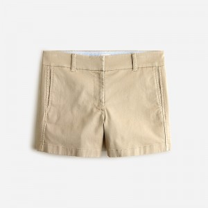 J.Crew 4" stretch chino short Khaki Clearance | 30YRXEGMI