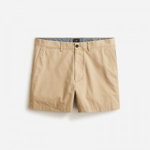 J.Crew 5" stretch chino short Khaki Factory Outlet | 54OAYFMTS