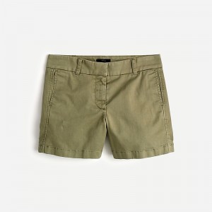 J.Crew 5" stretch chino short Olive Sand Factory Promo | 61FLHYAJZ