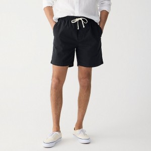 J.Crew 6" dock short Black Factory Promo | 68OLHCAWE