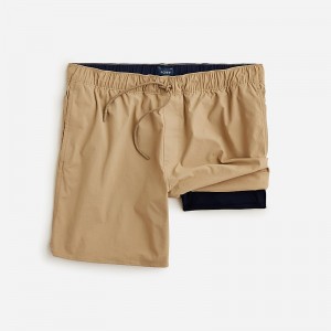 J.Crew 6'' lined tech dock short Khaki Clearance | 47CXIDYKO