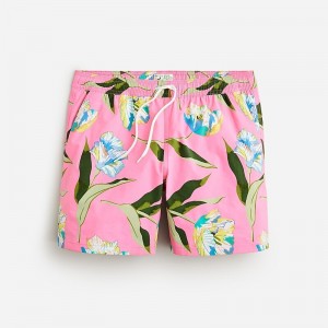 J.Crew 6" stretch swim trunk with ECONYL® nylon Skagit Valley Tulip Pin Sale | 25ILYUSHO