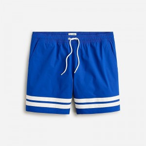 J.Crew 6" stretch swim trunk with ECONYL® nylon Regal Blue Factory Outlet | 52XJGORSB