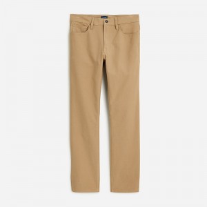 J.Crew 770™ straight-fit five-pocket midweight tech pant Dark Driftwood Online | 80LKNJTPH