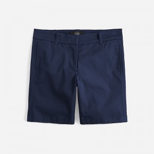 J.Crew 7" stretch chino short Navy Clearance | 42BAWPZEO