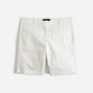 J.Crew 7" stretch chino short White Sale | 20HKNTUAQ