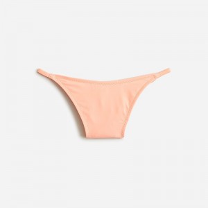 J.Crew 90s no-tie string bikini bottom Brilliant Peony Outlet | 96WIPUGDS