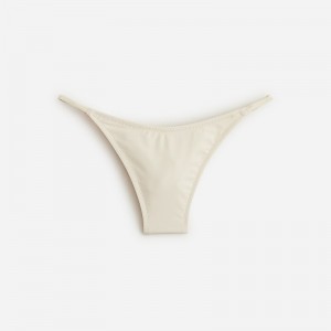 J.Crew 90s no-tie string bikini bottom Natural Outlet Online | 79DUYMLZC