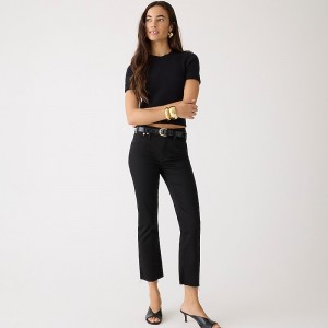 J.Crew 9" demi-boot crop jean Black Factory Promo | 62MPBXOGN