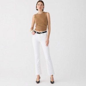 J.Crew 9" demi-boot crop jean White Clearance | 38UMASHCW