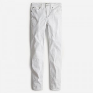 J.Crew 9" toothpick jean White Denim Outlet | 94DXJPSRW