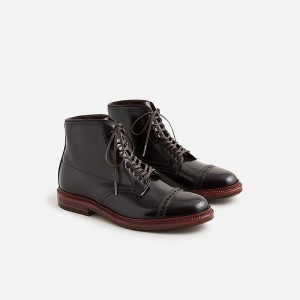 J.Crew Alden® for J.Crew straight-tip cordovan boots Color 8 Cordovan Clearance | 42EIRGCNB