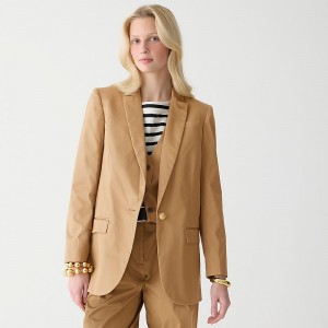 J.Crew Alfie blazer in chino Camel Outlet Online | 76BTCEFMH