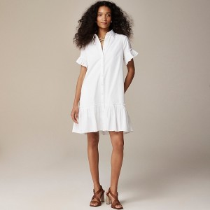 J.Crew Amelia shirtdress in Liberty® Eliza's Red fabric White Sale | 26KHJPFIY