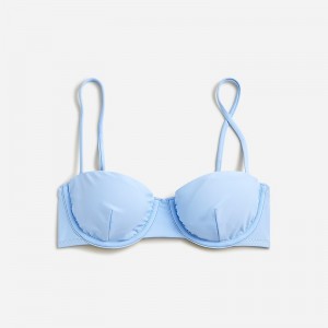 J.Crew Balconette underwire bikini top Cornflower Blue Online | 03VJAIMTS