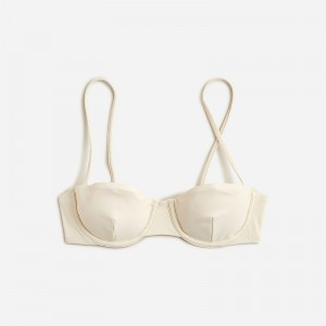 J.Crew Balconette underwire bikini top Natural Factory Outlet | 56HFBPASL