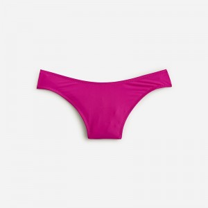 J.Crew Belted '90s high-leg bikini bottom Magenta Orchid Online | 89CWBGHMX