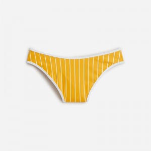 J.Crew Belted '90s high-leg bikini bottom Warm Sunflower Online | 05FQAETCM