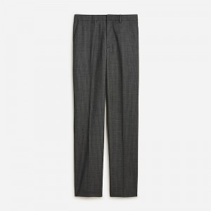 J.Crew Bowery dress pant in stretch wool blend Charcoal Pinstripe Factory Promo | 63KPFXCUL