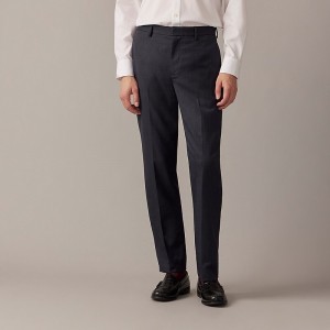 J.Crew Bowery dress pant in stretch wool-blend oxford Navy Online | 07VNELXZR