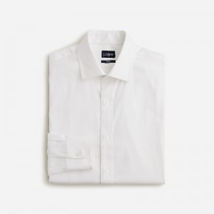 J.Crew Bowery performance stretch dress shirt with spread collar White Sale | 29ZGJPOTS