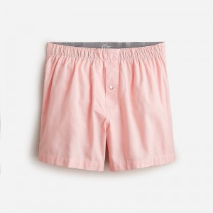 J.Crew Boxer shorts in Broken-in organic cotton oxford Butter Pink Clearance | 42DPZMFJG