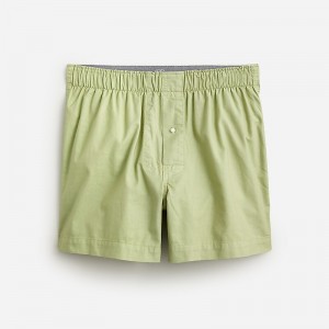 J.Crew Boxer shorts in Broken-in organic cotton oxford Vintage Cactus Online | 84JZCYUPF