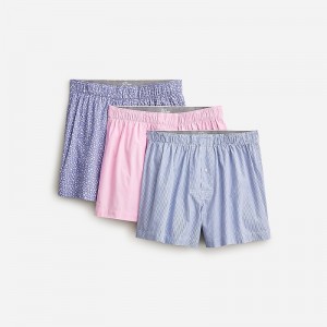 J.Crew Boxers three-pack Floral Multi Pack Pink Factory Promo | 60NOFPDCV