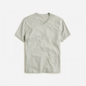 J.Crew Broken-in V-neck T-shirt Hthr Grey Sale | 24DENPZOF