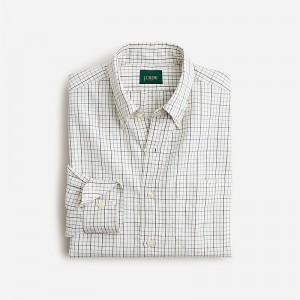 J.Crew Broken-in organic cotton oxford shirt Daryl White Blues Sale | 21PQSRIFT