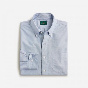 J.Crew Broken-in organic cotton oxford shirt Bold Royal White Oxford Sale | 27WKHTUIC