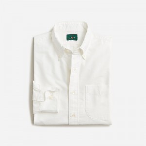 J.Crew Broken-in organic cotton oxford shirt White Factory Outlet | 50UYAOBGX