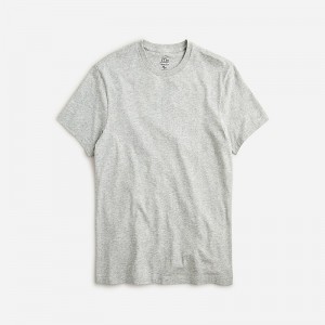 J.Crew Broken-in short-sleeve T-shirt Hthr Grey Online | 84WORBSYI