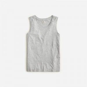 J.Crew Broken-in tank top Hthr Graphite Clearance | 32HJWMSNG