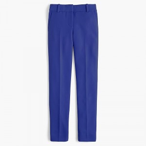 J.Crew Cameron slim cropped pant in four-season stretch Bright Indigo Clearance | 35PKYNCAX