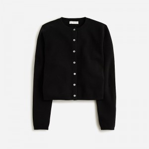 J.Crew Cardigan sweater in TENCEL™-lyocell Black Clearance | 37ORXDUVC