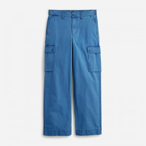 J.Crew Cargo pant in indigo ripstop cotton Light Bleach Wash Factory Outlet | 54PXZTNGU