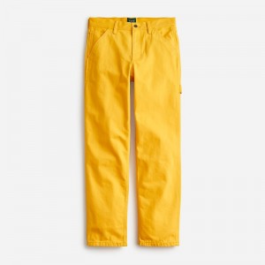 J.Crew Carpenter pant in cotton twill Slicker Yellow Outlet Online | 74USPWMXL