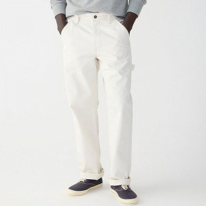 J.Crew Carpenter pant in cotton twill White Dust Clearance | 34LIEKBVS