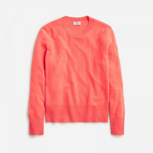 J.Crew Cashmere classic-fit crewneck sweater Fresh Guava Sale | 21RZAWJBP