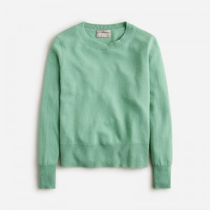 J.Crew Cashmere classic-fit crewneck sweater Neptune Green Sale | 26HRGJQFX