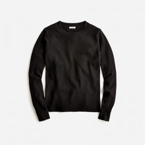 J.Crew Cashmere classic-fit crewneck sweater Black Sale | 21SVQGLHF