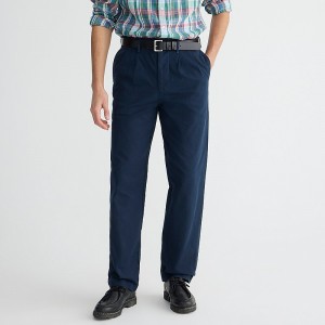 J.Crew Classic double-pleated chino pant Storm Navy Factory Outlet | 53LGZIQXM